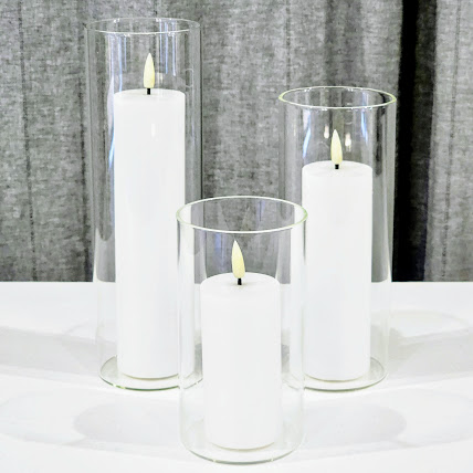 Clear glass cylinder - Image 2